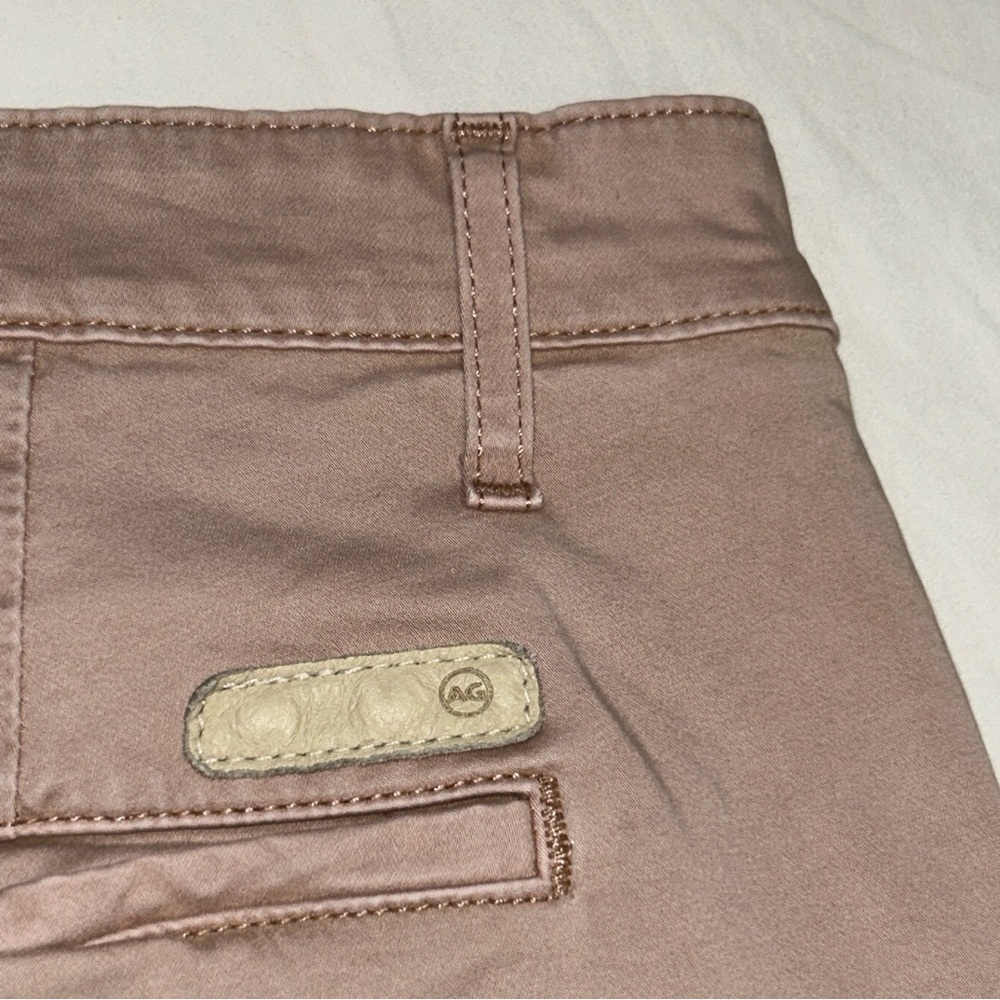 Men’s AG Adriano Goldschmied Wanderer Slim Trouser Shorts 36R Dusty Rose Brown - Picture 10 of 15